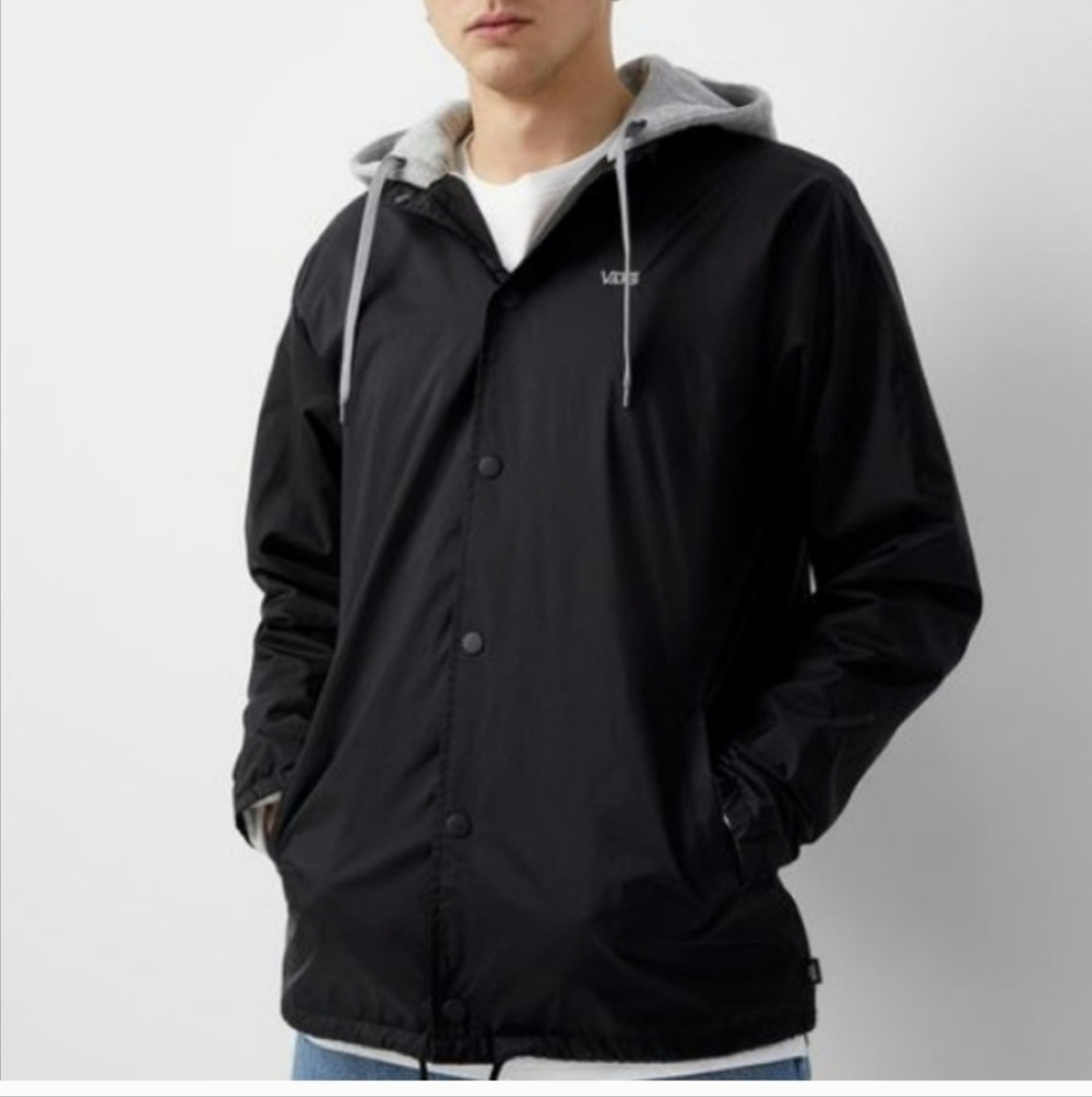 Vans Riley Coach Jacket Fleece Lined Mens Size Small